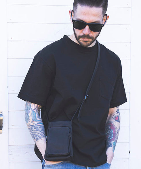 MR.OLIVE E.O.I /WATER PROOF WASHABLE LEATHER / MOBILE BAG ミスターオリーブ イーオーアイ/ウォータープルーフウォッシャブルレザー/モバイルバッグ
